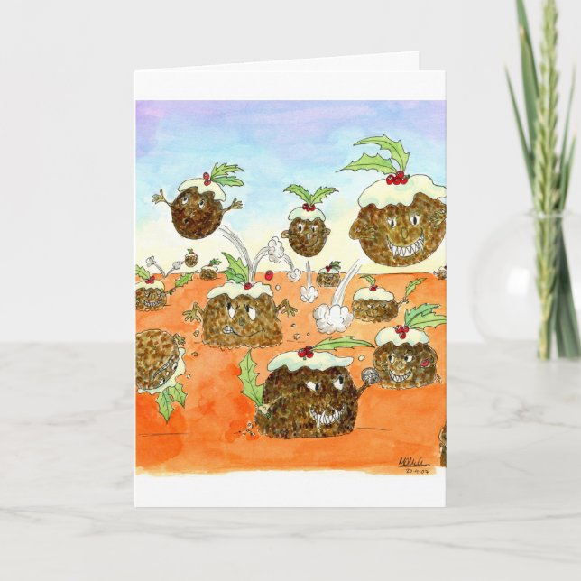 Cartão De Festividades Puds:  Natal (Frente)