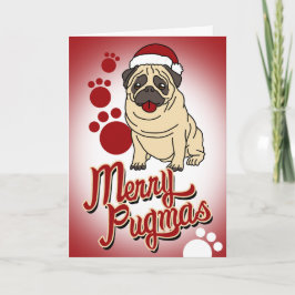 Cartão De Festividades Pugmas feliz!