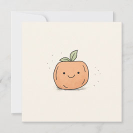 Cartão De Festividades Pumpkin De Caqueira Cogueira Kawaii