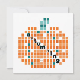 Cartão De Festividades Pumpkins Perfeito = Autenticação