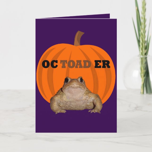 Cartão De Festividades Punição de Halloween de Oitoader com Diversão de F (Frente)
