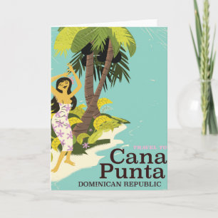Cartão De Festividades Punta Cana Dominican Republic Travel poster