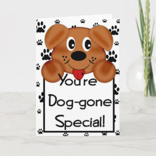 Cartão De Festividades Puppy Dog You're Dog-gone Special Valentine Card