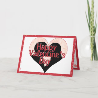 Cartão De Festividades Quadro de Forma do Coração