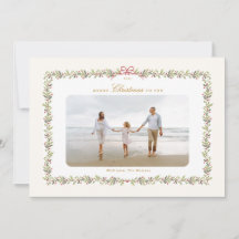 quadro de foto botânico de natal com arco tradicio