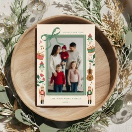 Cartão De Festividades Quadro de Fotos do Fita de Fita de Fita do Arco de