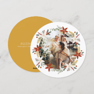 Cartão De Festividades Quadro de Fotos Personalizadas da Frota de Ferro d