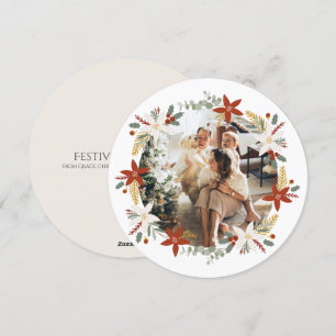 Cartão De Festividades Quadro de Fotos Personalizadas da Frota de Ferro d