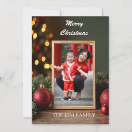 Cartão De Festividades Quadro de Natal