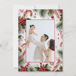 Cartão De Festividades Quadro de Natal Elegante