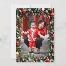 Cartão De Festividades Quadro de Natal Elegante