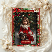 Quadro de Natal Floral Filha Moderna 5 Fotos