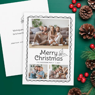 Cartão De Festividades Quadro de Portas Escalonado Whimsical Foto de Nata