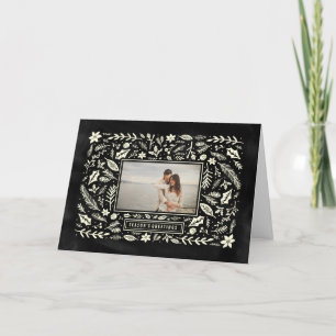 Cartão De Festividades Quadro Foliar de inverno