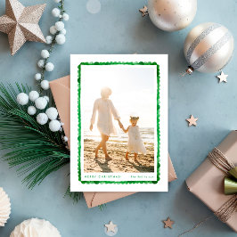 Cartão De Festividades quadro moderno divertido verde festivo natal foto