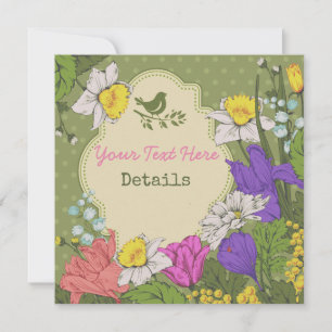 Cartão De Festividades Qualquer evento