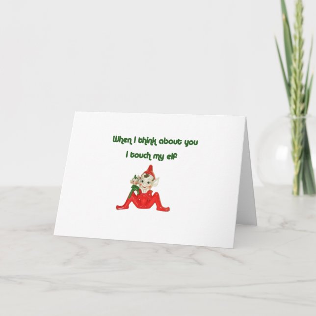 Cartão De Festividades Quando Eu Penso Em Você... (Frente)