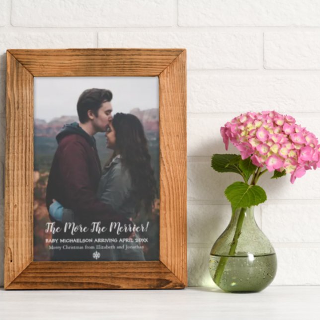 Cartão De Festividades Quanto Mais A Gravidez Merrier (Criador carregado)