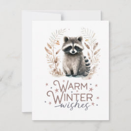 Cartão De Festividades Quantos Invernos Quentes