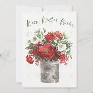 Cartão De Festividades Quantos Invernos Quentes