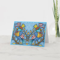QUARTO DE JULHO BLUEBIRD TWEET, AMERICANO FLAG Cut