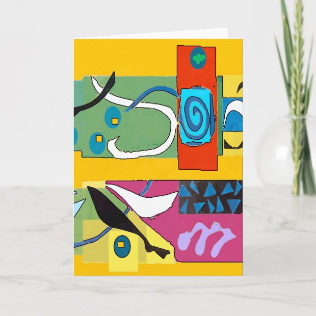 Cartão De Festividades Quarto francês no natal Fig Street Studio (Frente)