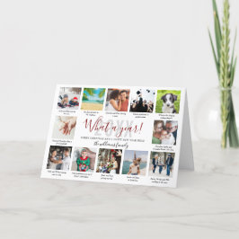 Cartão De Festividades Que 12 anos de captura de fotos - Holid da família