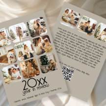 Que Ano 12 Foto Texto Código QR Personalizado