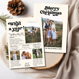 Cartão De Festividades Que ano | Ano em Revisão Colagem de Fotos