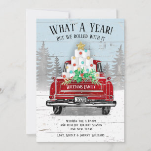 Cartão De Festividades Que Caminhão de Vintage do Papel de Banheiro Engr
