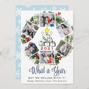 Cartão De Festividades Que Caminhão Vermelho da Fazenda Vermelha Natal 20