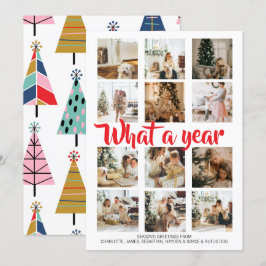 Cartão De Festividades Que Foto de Natal de Ano Personalizada