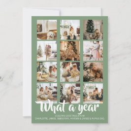 Cartão De Festividades Que Foto de Natal de Ano Personalizada