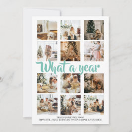 Cartão De Festividades Que Foto de Natal de Ano Personalizada