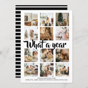 Cartão De Festividades Que Foto de Natal de Ano Personalizada