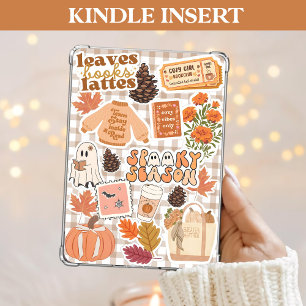 Cartão De Festividades Quebre Kindle Inserir Abraço de Bolacha de outono