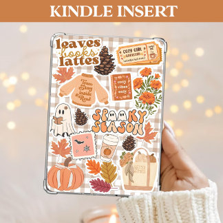 Cartão De Festividades Quebre Kindle Inserir Abraço de Bolacha de outono