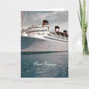Cartão De Festividades Queen of Bermuda bon voyage card
