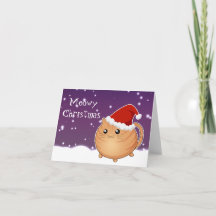 Queijo de natal de Kawaii, um gato de laranja
