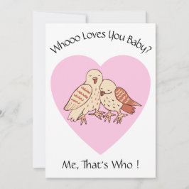 Cartão De Festividades Quem Te Ama Bebê? Chá de fraldas do Namorados