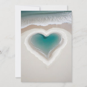 Cartão De Festividades Quente e Convidando Coração