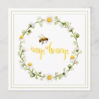 Querida Bee Daisy Wreath Seja o meu Namorados de m