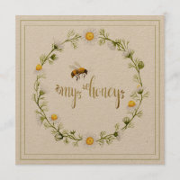 Querida Bee Daisy Wreath Seja o meu Namorados de m