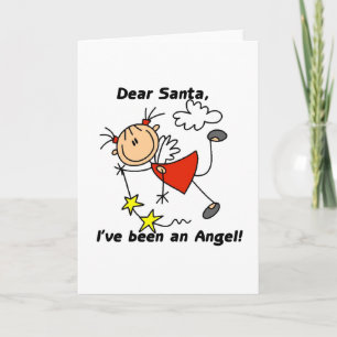 Cartão De Festividades Querido Anjo Papai Noel