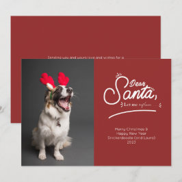 Cartão De Festividades Querido Papai Noel, Deixe-me Explicar Foto