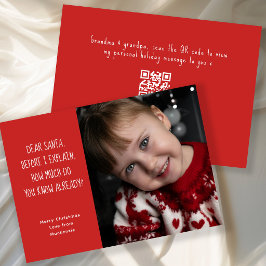 Cartão De Festividades Querido Papai Noel Quanto Você Já Sabe? Natal