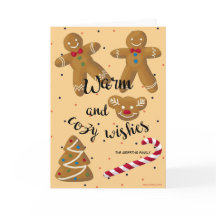 Queridos desejos de um Natal caloroso e personaliz