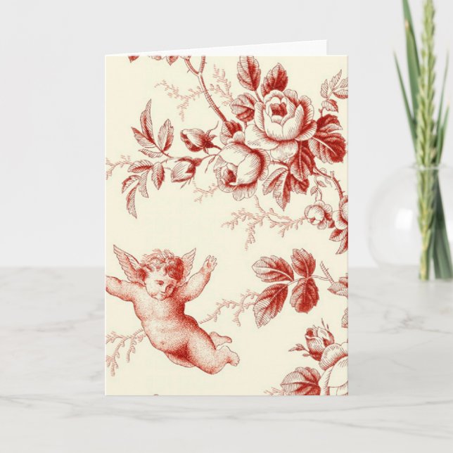 Cartão De Festividades Querubim o amor (Frente)