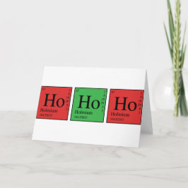 Cartão De Festividades Química de Natal