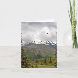 Cartão De Festividades Quintessential Alaska - 4" x 5.6" Notecard
